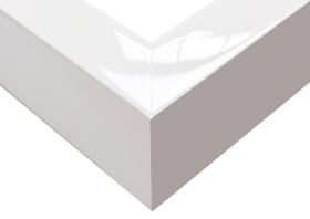 Cornice su Misura Basic Bianca Lucida