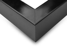 Cornice su Misura Basic Nera Lucida