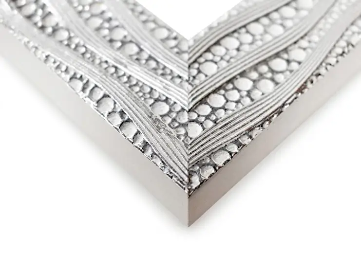 Cornice su Misura Bubbly Bianca Argento
