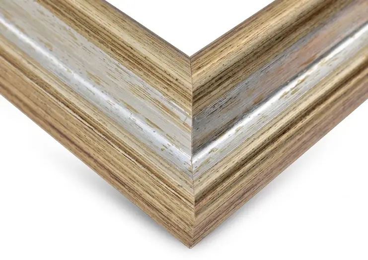 Cornice su Misura Classic Foglia Argento