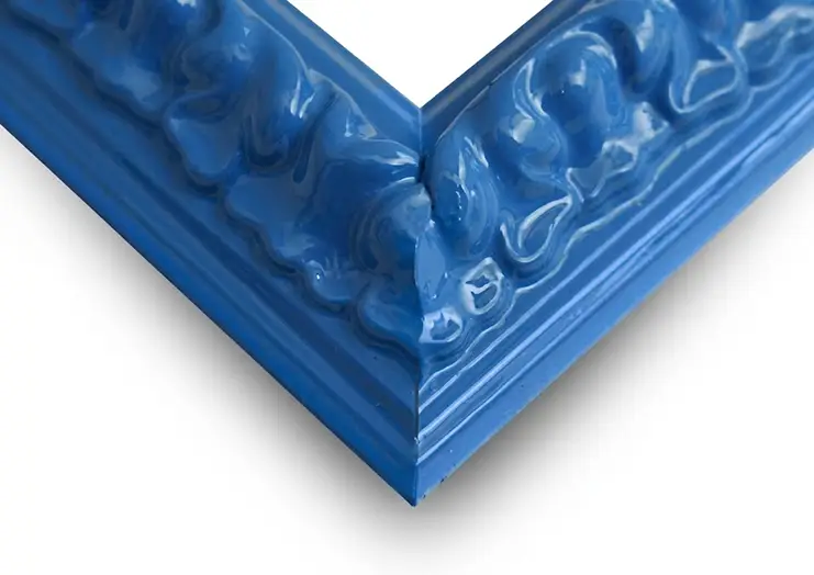 Cornice su Misura Pretty Lavorata Azzurra