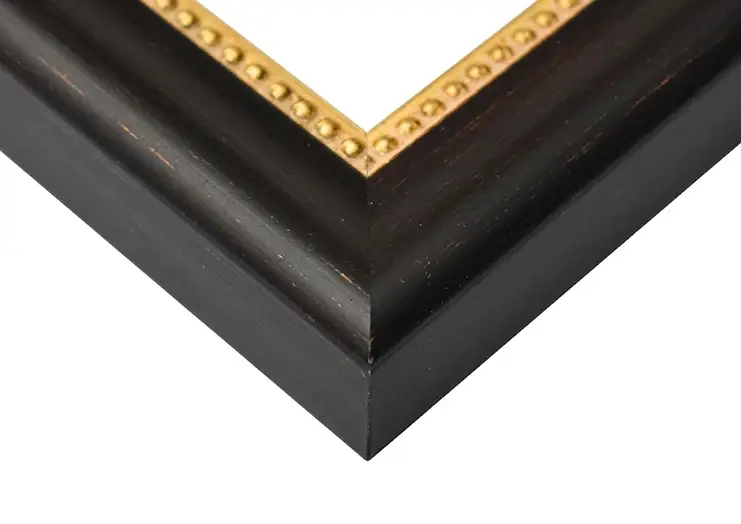 Cornice su Misura Sabauda Nero - Oro