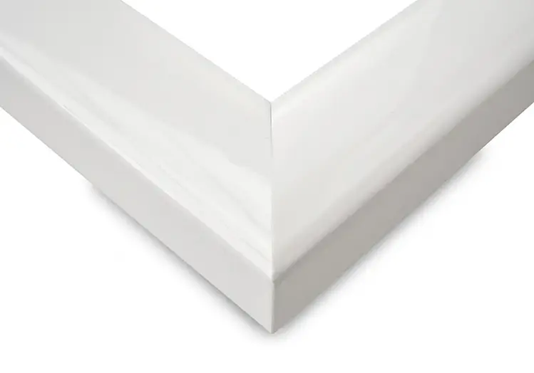 Cornice su Misura Sandy Laccata Bianca