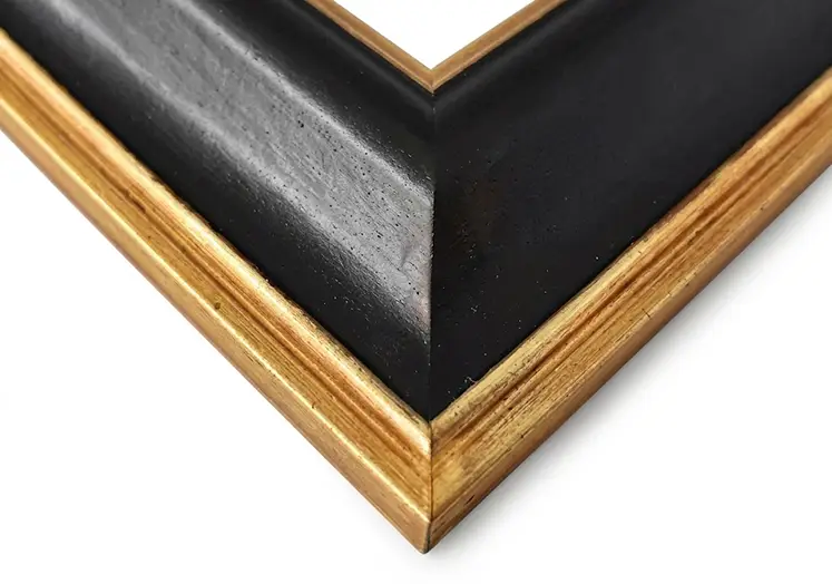 Cornice su Misura Venice Large Nero Oro