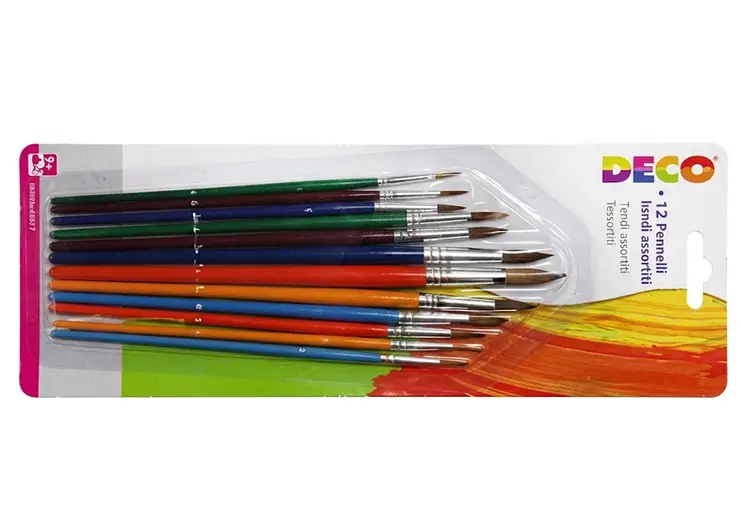 Pennelli pittura assortiti